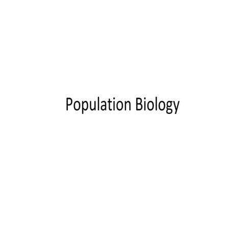 Populations
