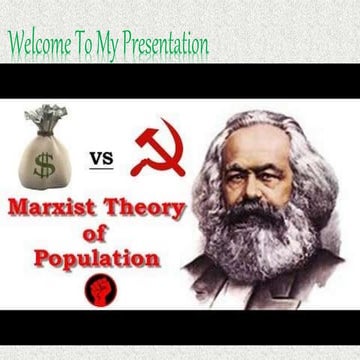 Population theory on Marx