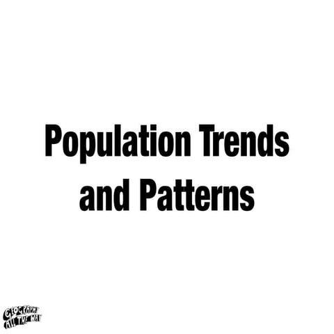 IB Geography - Population Trends and Patterns Graphs