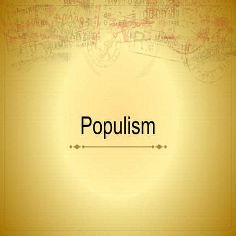 Populism