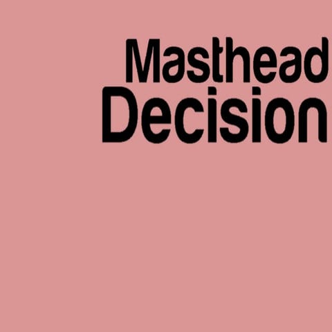 Final Masthead Decisions