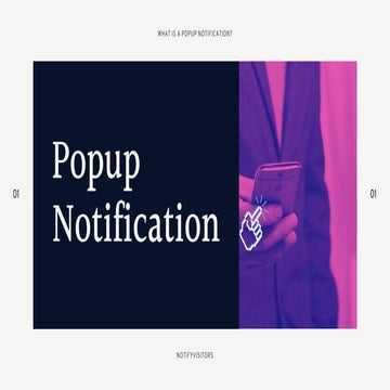 What is a Popup Notification?