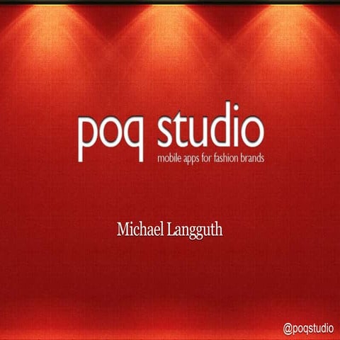 Poq Studio, Mcommerce for fashion brands