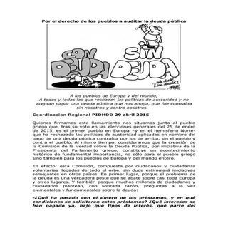 Por el derecho de los pueblos a aud...