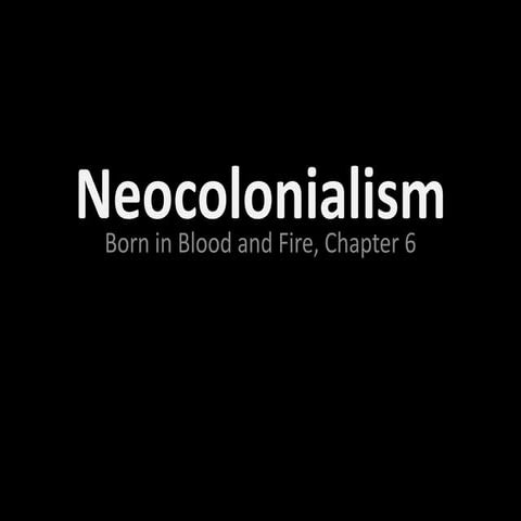 Neocolonialism
