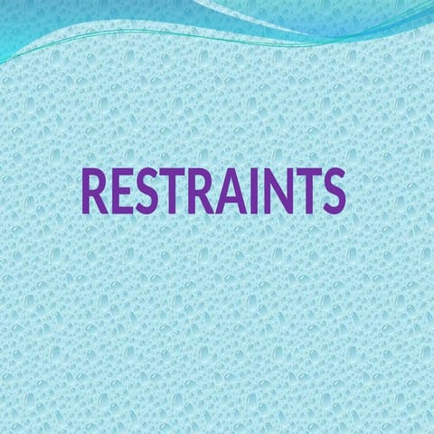 restraint | PPTX