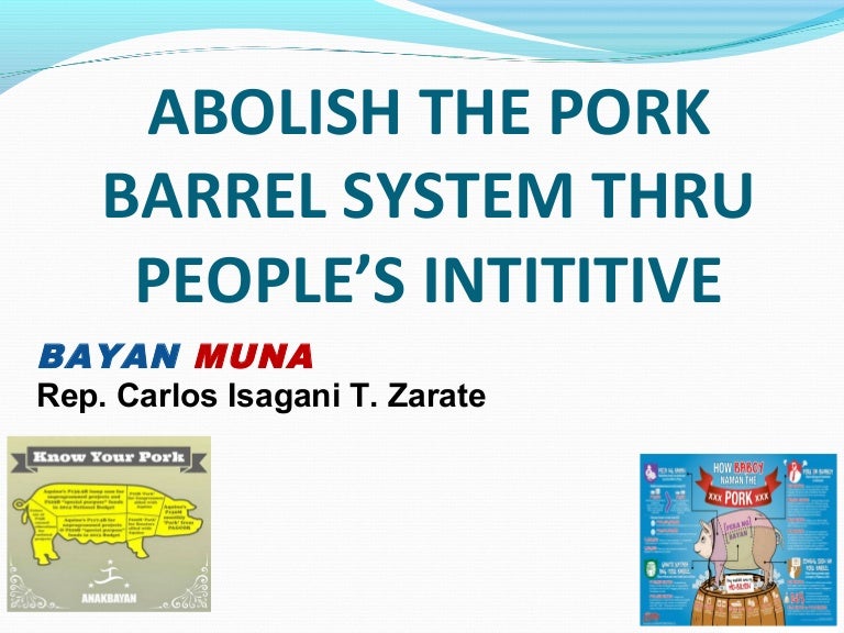 Pork barrel is alive