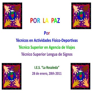 Por  la  paz y la autodeterminación...