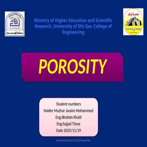 POROSITY.pptxPOROSITY.pptxPOROSITY.pptxP