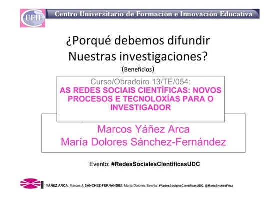 Porque debemos difundir nuestras investigaciones
