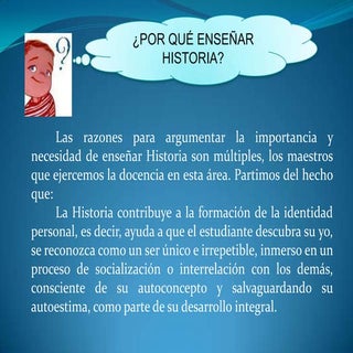 Porque enseñar _historia bety llacs...