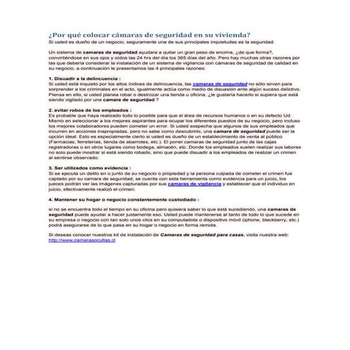 Consejos de seguridad para evitar robos en negocios. | PDF