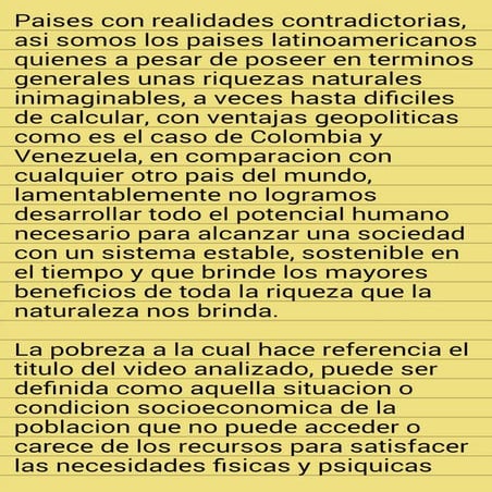 Por que los venezolanos somos pobres