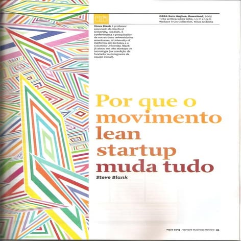 Por que o movimento Lean Startup muda tudo
