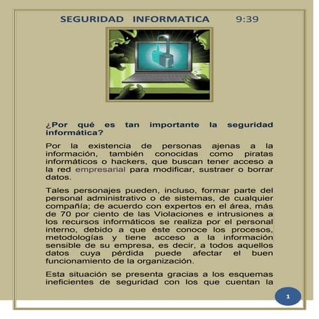 seguridad informatica