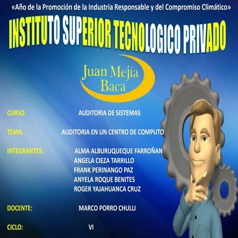 Auditoria en un Centro de Computo