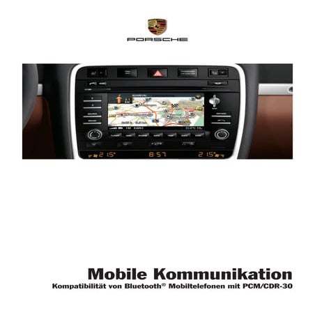 Porsche cayenne mj09_mc_bluetooth_pd