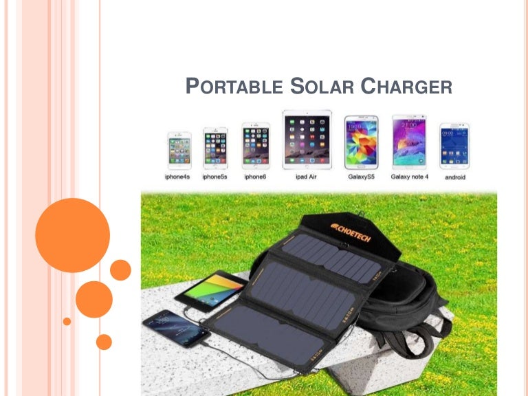 Portable solarcharger