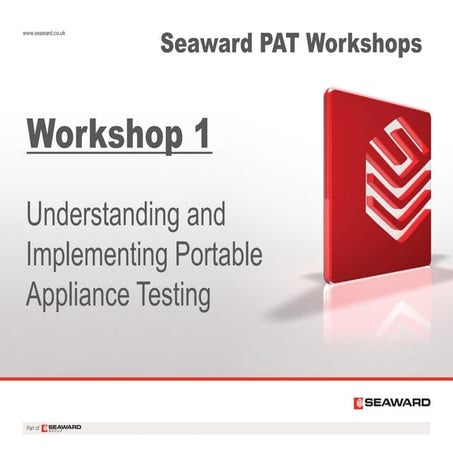 How to do Portable Applicance Testing: example