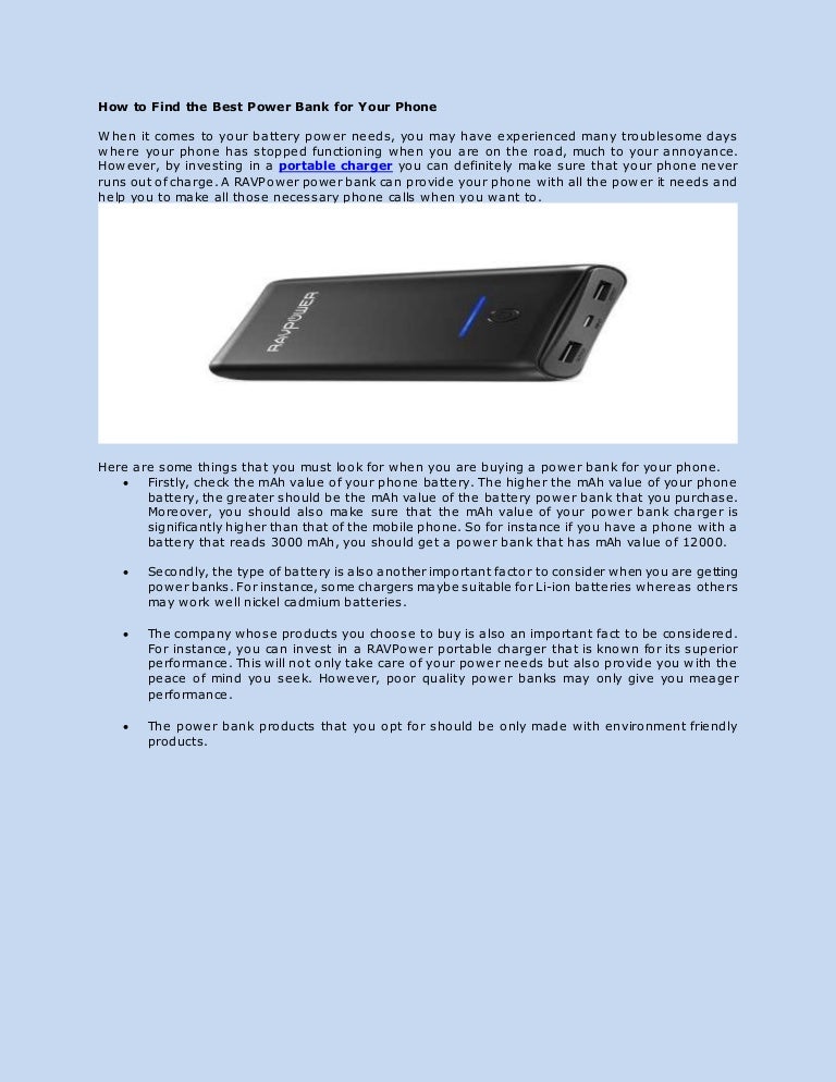 Portable Charger