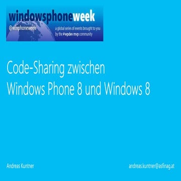 Code sharing between Windows Phone 8 and Windows 8