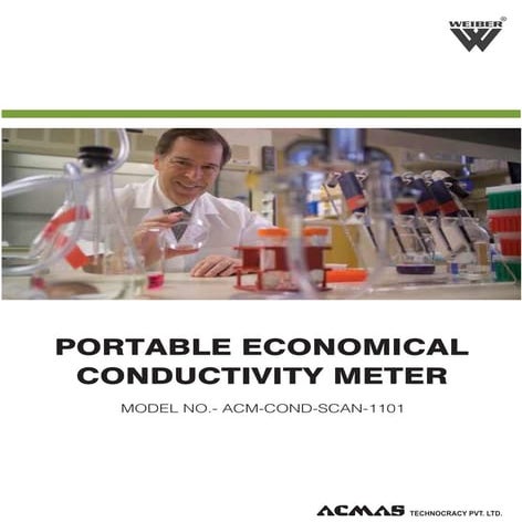 Portable economical conductivity meter