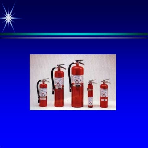 Portable fire extinguishers
