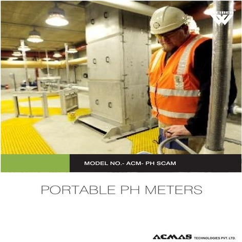 Portable pH Meters by ACMAS Technologies Pvt Ltd.