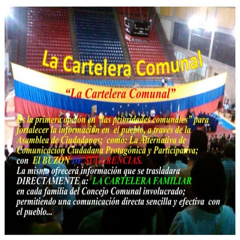 Portada cartelera comunal 2016