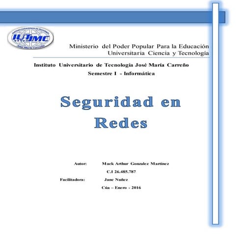 Seguridad en redes