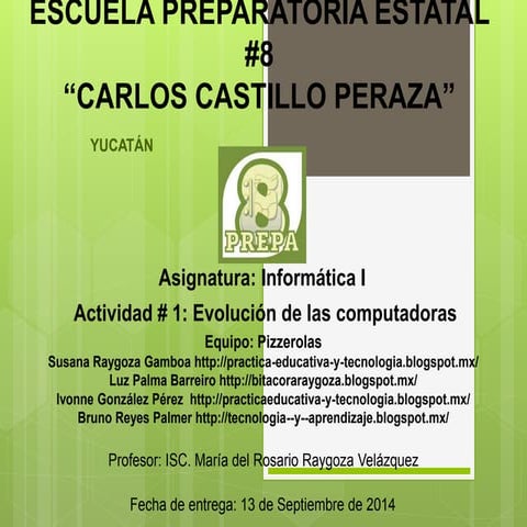 Ejemplo de portada y cómo subir la tarea