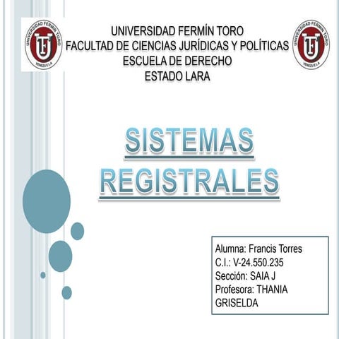 Sistema registral