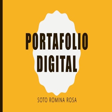 Portafolio Digital