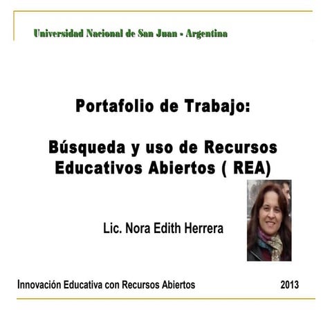 Portafolio de trabajo