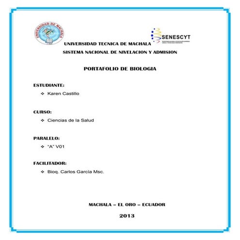 Portafolio biologia