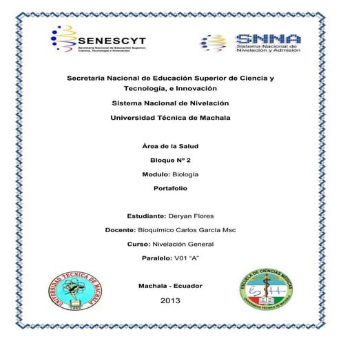 Portafolio de Biología