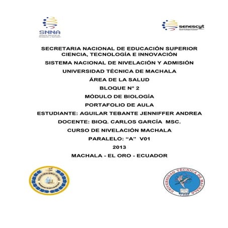 Portafolio de biologia