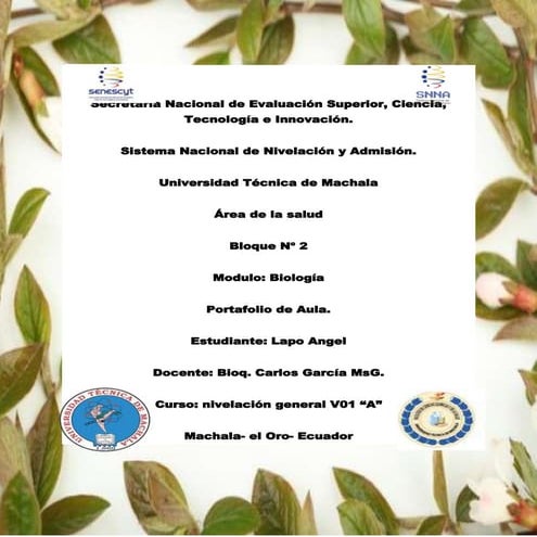 Portafolio de biologia