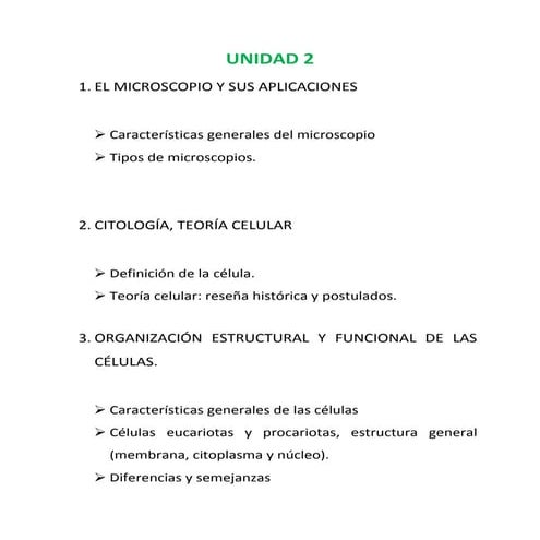Portafolio de biologia unidad ii