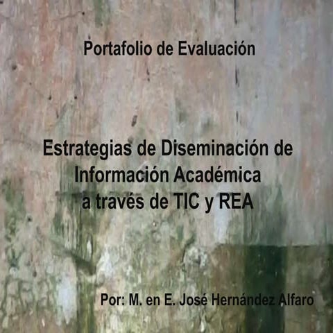 Portafolio de evaluación