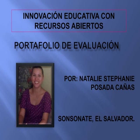 Portafolio de evaluación