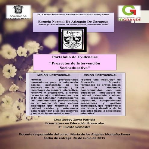 Portafolio de evidencias