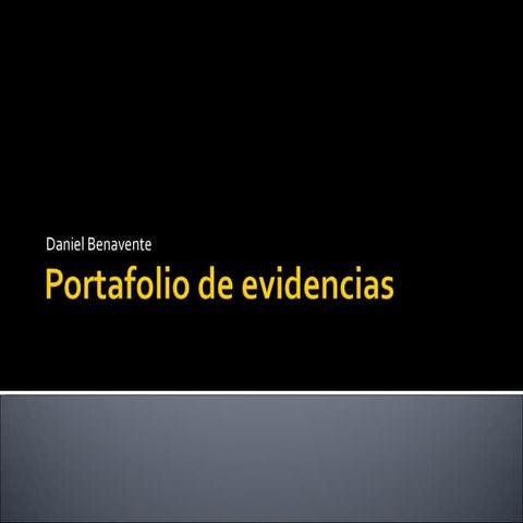 Portafolio de evidencias compu