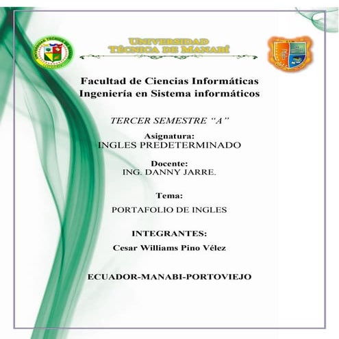 Portafolio de ingles