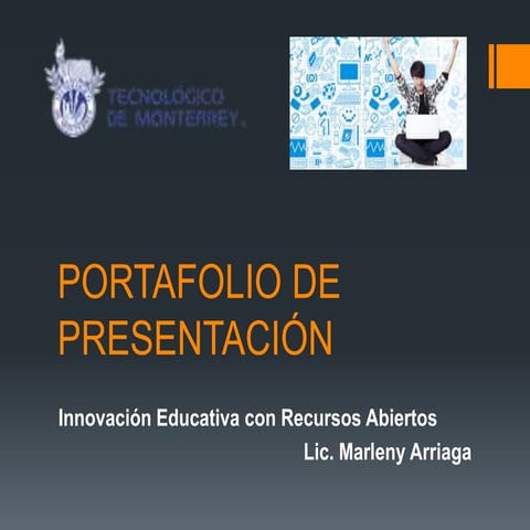 Portafolio de presentación, REAs