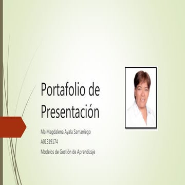 Portafolio de presentación