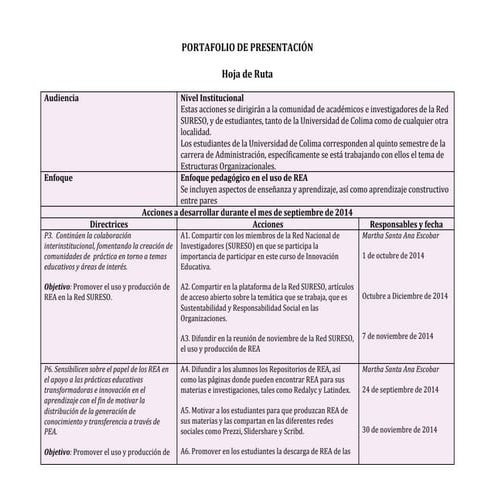 Portafolio de presentación