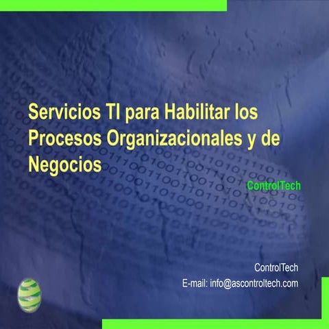 Portafolio de servicios