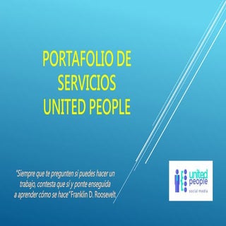 Portafolio de servicios