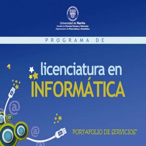 Portafolio de Servicios - Lic. Informática
